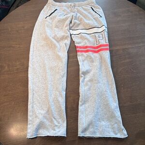 Victoria Secret PINK Light Gray Boyfriend Style Sweatpants Size XS Y2K